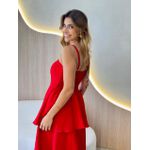VESTIDO MIDI JULY VERMELHO