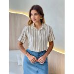 BLUSA CROPPED MAYA OFF/MARROM