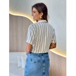 BLUSA CROPPED MAYA OFF/ AZUL