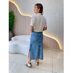 BLUSA CROPPED MAYA OFF/ AZUL