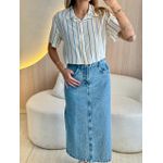 BLUSA CROPPED MAYA OFF/ AZUL