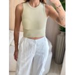 BLUSA CROPPED JU PISTACHE