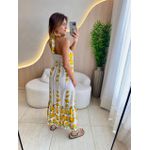 VESTIDO MIDI SUZANE AMARELO