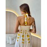 VESTIDO MIDI SUZANE AMARELO