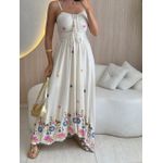 VESTIDO MIDI MARESSA ROSA/AZUL