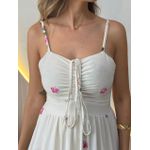 VESTIDO MIDI MARESSA ROSA/AZUL