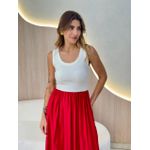 VESTIDO MIDI MANUELA VERMELHO