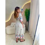 VESTIDO BETE MANGA ROSA/AZUL