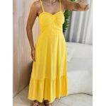 VESTIDO MIDI ELENICE AMARELO