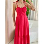 VESTIDO MIDI ELENICE VERMELHO