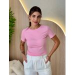 BLUSA CANELADA PIETRA ROSA