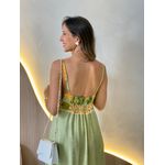 VESTIDO MIDI ANA LAURA VERDE