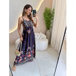 VESTIDO MIDI MIRELLA AZUL MARINHO