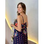 VESTIDO MIDI MIRELLA AZUL MARINHO