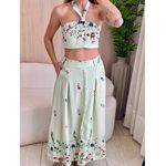 CONJUNTO SAIA MICAELA VERDE BORDADO