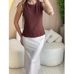 BLUSA MANGA CURTA ANELISE MARROM