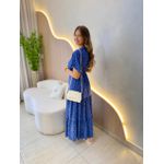 VESTIDO VALENTINA MANGA CURTA AZUL