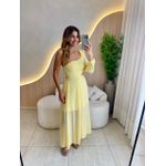 VESTIDO MIDI MARINA AMARELO