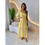 VESTIDO MIDI MARINA AMARELO