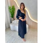 VESTIDO MIDI MARINA PRETO