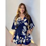 MACAQUINHO CURTO DORA AZUL MARINHO