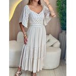 VESTIDO MIDI MILENY NUDE