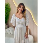 VESTIDO MIDI MILENY NUDE