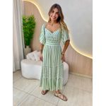 VESTIDO MIDI MILENY VERDE