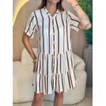 VESTIDO CURTO YARA MARROM