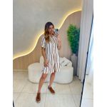 VESTIDO CURTO YARA MARROM