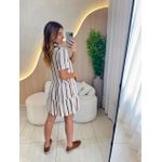 VESTIDO CURTO YARA MARROM