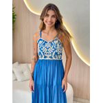 VESTIDO MIDI ELIANE AZUL