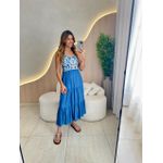 VESTIDO MIDI ELIANE AZUL