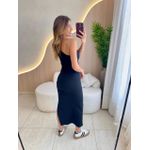 VESTIDO MIDI ANA LUIZA PRETO