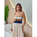 VESTIDO LONGO DAMARIS AZUL MARINHO