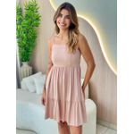 VESTIDO CURTO GIANE NUDE