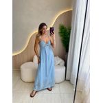 VESTIDO MIDI MONICA AZUL