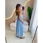 VESTIDO MIDI MONICA AZUL