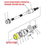 ROLAMENTO DA CAIXA DE TRANSFERENCIA DA FLANGE DIANT. E TRAS. DA DEFENDER, DISCOVERY 1 E 2 - STC1130, BR0338, RTC3406 - M