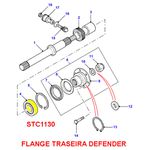 ROLAMENTO DA CAIXA DE TRANSFERENCIA DA FLANGE DIANT. E TRAS. DA DEFENDER, DISCOVERY 1 E 2 - STC1130, BR0338, RTC3406 - M