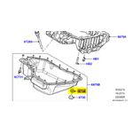 ANEL DE VEDAÇÃO DO BUJAO DO CARTER DA FREELANDER 2, EVOQUE E DISCOVERY SPORT, MODELOS 2.2 DIESEL - LR006295 - ALLMAKES