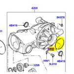 ANEL DE VEDACAO DO DIFERENCIAL TRASEIRO DA FREELANDER 2 E EVOQUE - LR030846 - ORIGINAL LAND ROVER