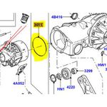 ANEL DO EIXO DIFERENCIAL TRASEIRO DA FREELANDER 2 E EVOQUE - LR002888 - ORIGINAL LAND ROVER