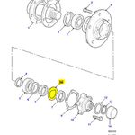 ARRUELA DO CUBO DE RODA DA DEFENDER, DISCOVERY 1 E RANGE ROVER CLASSIC - FTC3179 - MARCA ALLMAKES
