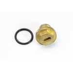 BUJAO DO RADIADOR E VÁLVULA TERMOSTÁTICA (METAL) DA DEFENDER - ERR4686 BR3485 - MARCA ALLMAKES
