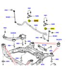 BUCHA DA BARRA ESTABILIZADORA DIANTEIRA DA FREELANDER 2 - LR005649 - MARCA BEARMACH