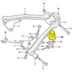 PIVO DO BRACO A SUSPENSAO TRASEIRA (BALL JOINT) DA DEFENDER - ANR1799 TRE76R NRC7661 NTC4260 572337 NTC9932 RHF500110 - 