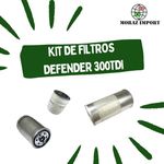 KIT DE FILTROS PARA A LAND ROVER DEFENDER 300 TDI ATÉ 2006