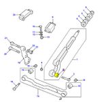 BUCHA REFORCADA COM AÇO TIRANTE DIANTEIRO DEFENDER, DISCOVERY 1 E RANGE ROVER CLASSIC - NTC2695, NTC6860 - MARCA ALLMAKE