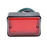 LANTERNA NEBLINA RETANGULAR VERMELHA - PRC7254 BR1327R - MARCA ALLMAKES